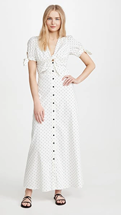 Shop Lerumi Hazel Midi Dress In Polka Dot