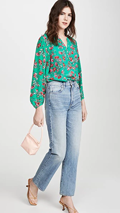 Shop Yumi Kim Mia Top In Dandelion Emerald