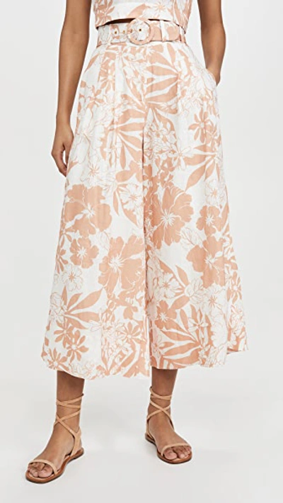 Shop Nicholas Ayda Pants In Complexion Two Tone Flower