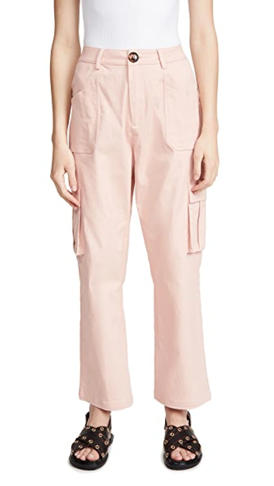 Shop Kendall + Kylie Cargo Pants In Blush