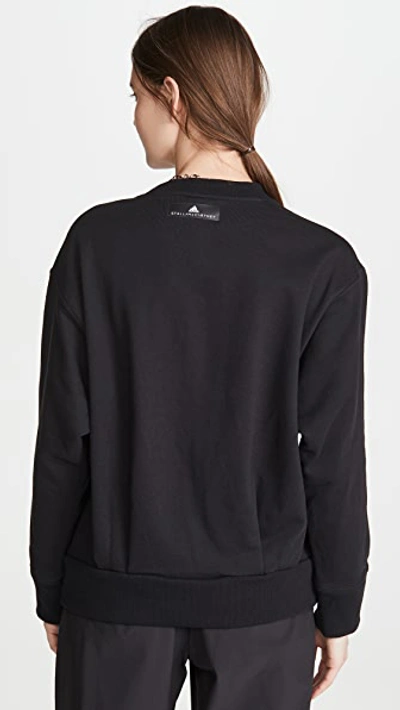 Shop Adidas By Stella Mccartney Ess Sweatshirt In Black