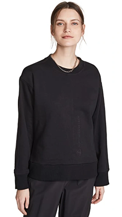 Shop Adidas By Stella Mccartney Ess Sweatshirt In Black