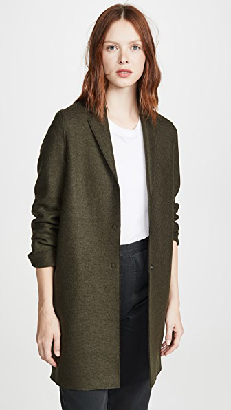 harris wharf green coat