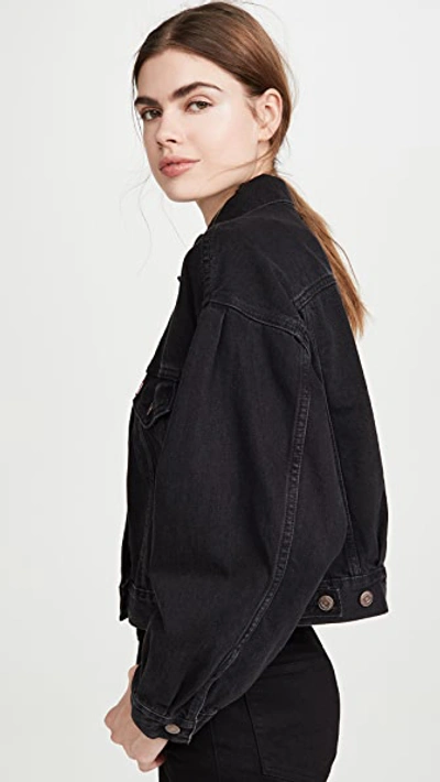 Shop Levi's Pleat Sleeve Trucker In Lady Di