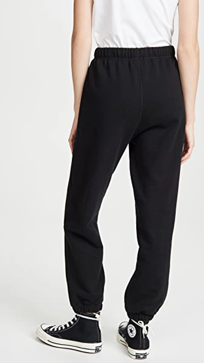Shop Reformation Classic Sweatpants In Black