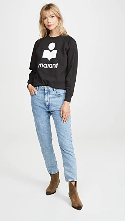 Shop Isabel Marant Étoile Milly Sweatshirt In Faded Black