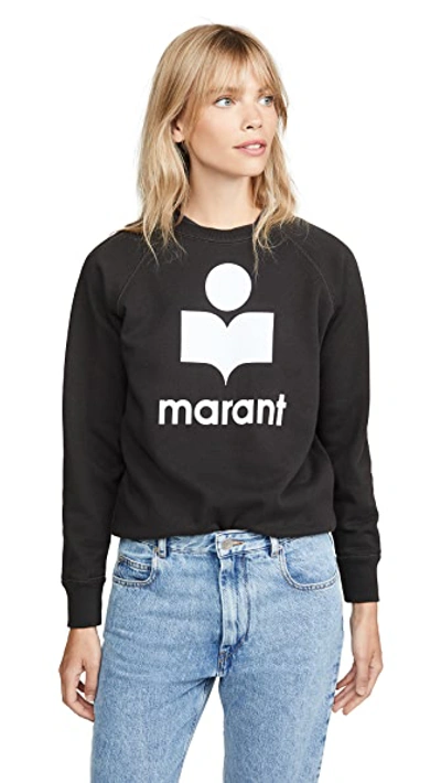 Shop Isabel Marant Étoile Milly Sweatshirt In Faded Black