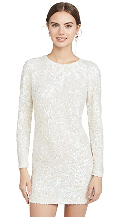 Sequin Long Sleeve Dress