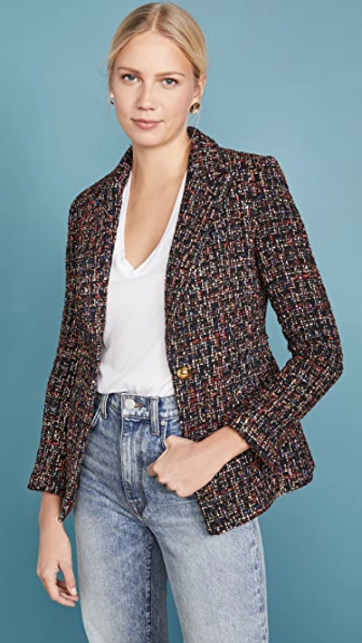 Shop Amanda Uprichard Aldridge Blazer In Lyra Tweed