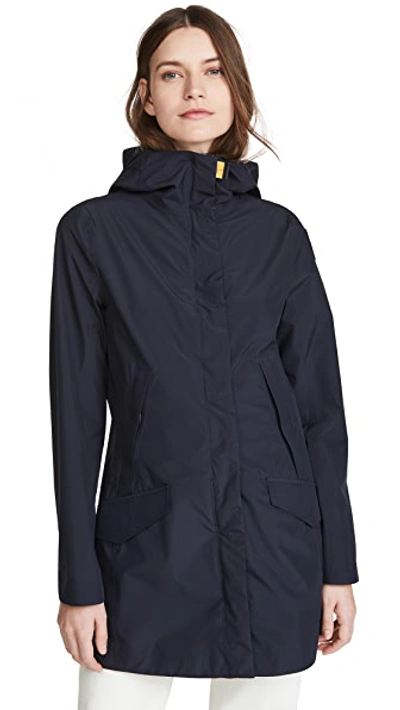 Shop Parajumpers Rachel All Weather Jacket In Navy