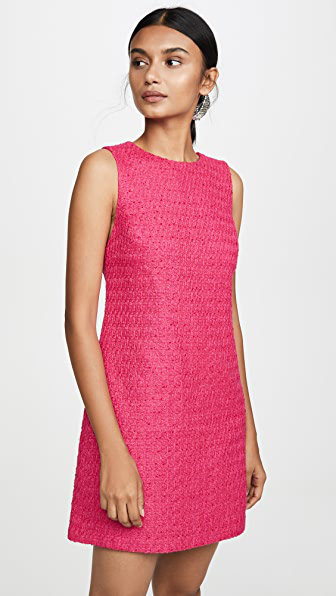 alice and olivia hot pink dress