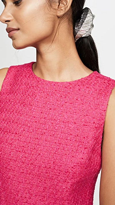 Shop Alice And Olivia Clyde A-line Shift Dress In Bright Pink