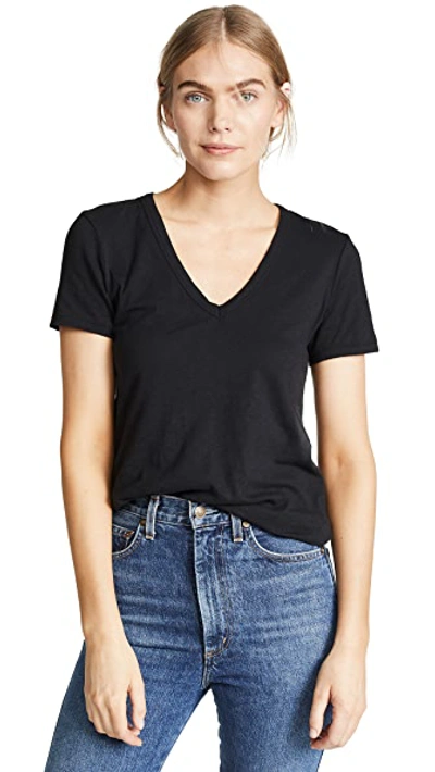 Shop Rag & Bone The Vee Tee In Black