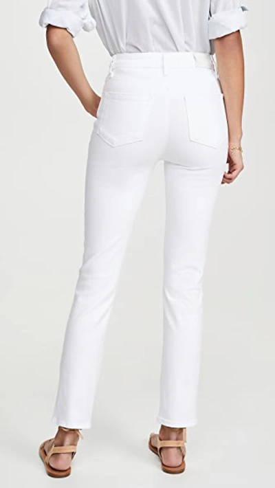 Shop Paige Sarah Slim Jeans In White Frost