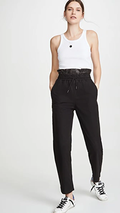 Shop Rta Selena Paperbag Pants In Black