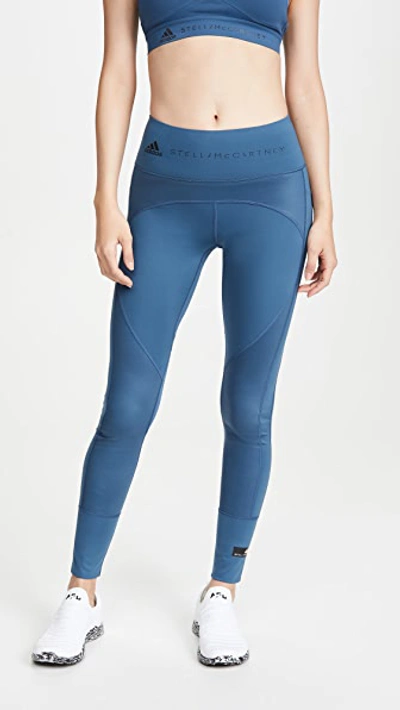 Shop Adidas By Stella Mccartney Train Bt Tight Leggings In Vista Blue