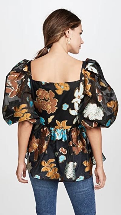 Shop Stine Goya Irene Top In Flower Garden Autumn