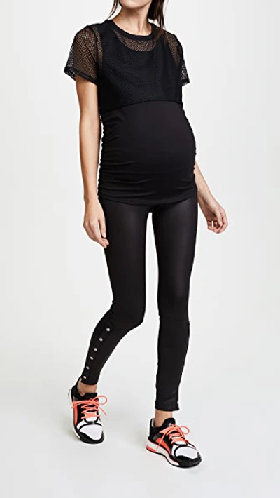 Shop Koral Flex Maternity Top In Black