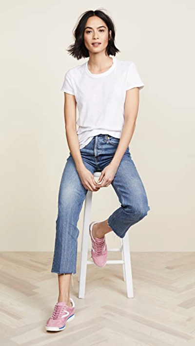 James Perse Classic Short-sleeve T-shirt In White