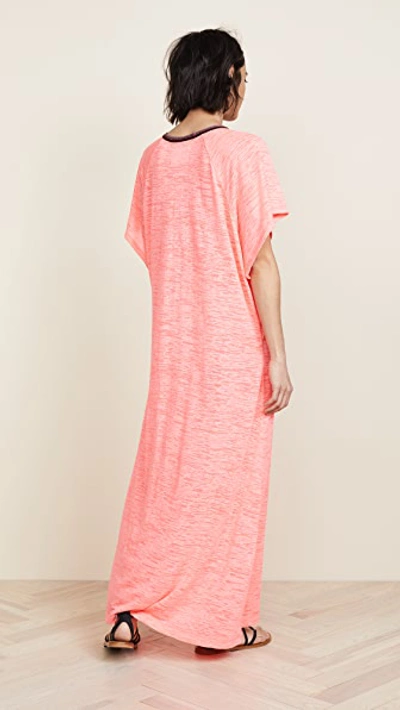 Shop Pitusa Abaya Maxi Dress In Hot Pink