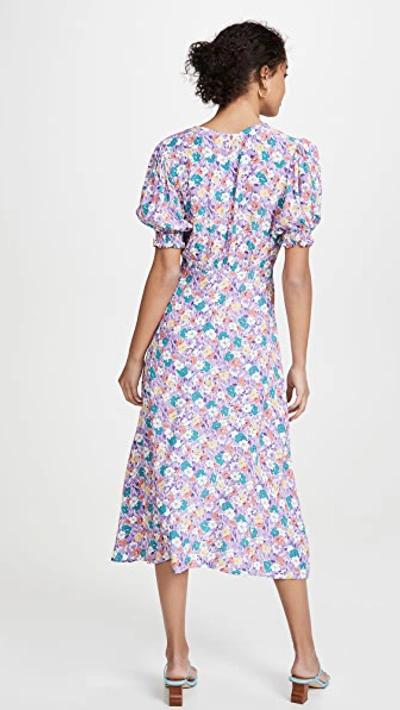 Shop Faithfull The Brand Marie Louise Midi Dress In Nefeli Floral