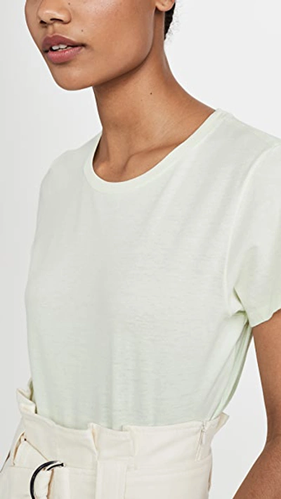 Shop Agolde Linda Boxy Tee In Mint Sunfade