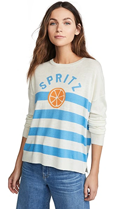 Shop South Parade Spritz Sweater In Cream