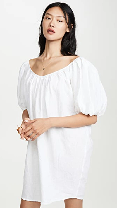Shop Mara Hoffman Odine Cover Up Dress In White