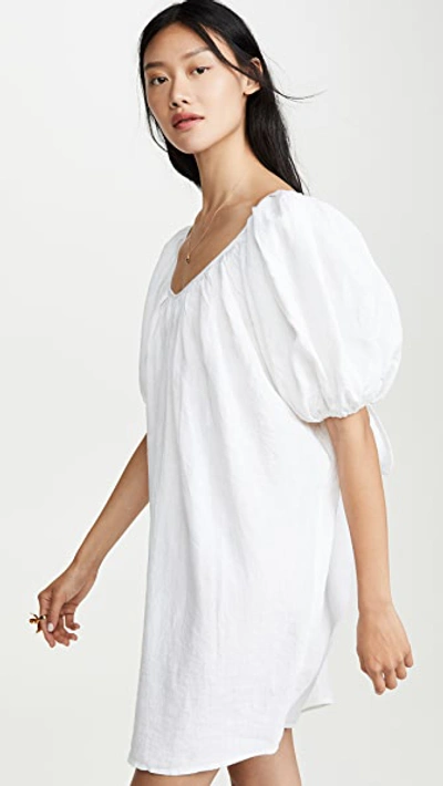 Shop Mara Hoffman Odine Cover Up Dress In White