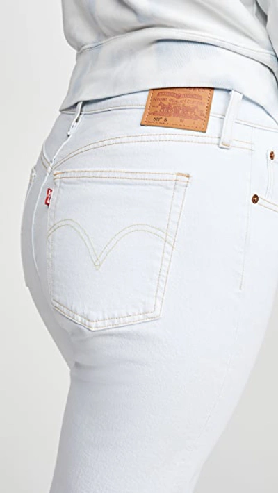 Shop Levi's 501 Skinny Jeans In Faint Hearted