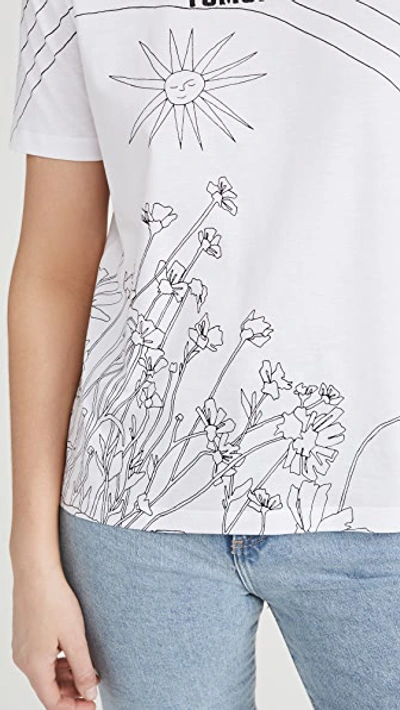 Shop Stella Mccartney Seekers Of Tomorrow Tee In White