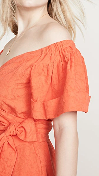Shop Mara Hoffman Adelina Dress In Orange