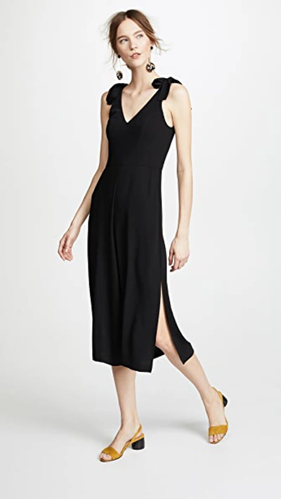 Shop Amanda Uprichard Iris Jumpsuit In Black