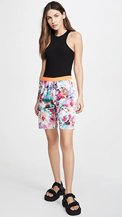 Shop Kolor Net Skirt In Dark Navy
