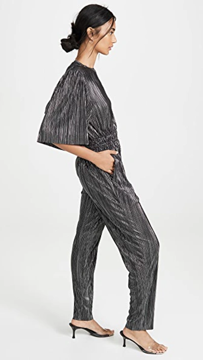 Shop Iro Chimbote Jumpsuit In Black/silver