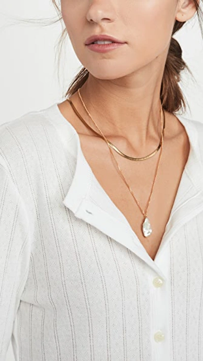 Leset Pointelle-knit Cotton-jersey Cardigan In White