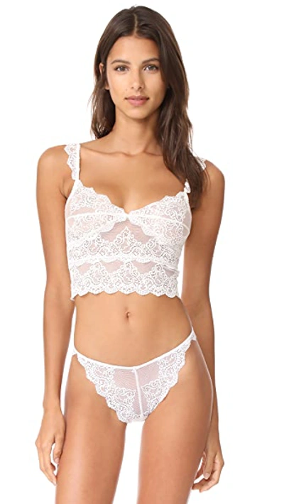 Shop Only Hearts So Fine Lace Cropped Camisole In Creme