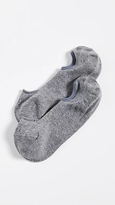 Shop Falke Invisible Step Socks In Grey