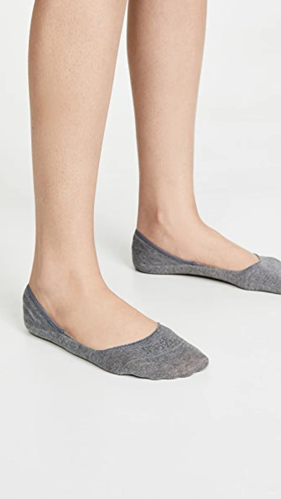Shop Falke Invisible Step Socks In Grey
