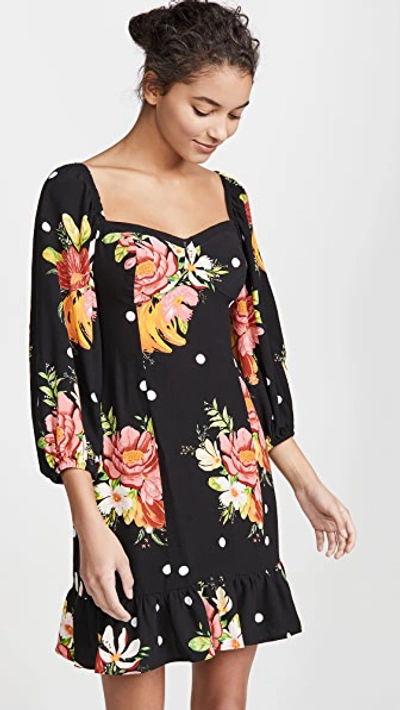 Shop Farm Rio Nanaju Floral Mini Dress