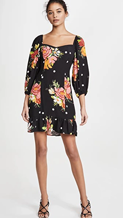 Shop Farm Rio Nanaju Floral Mini Dress