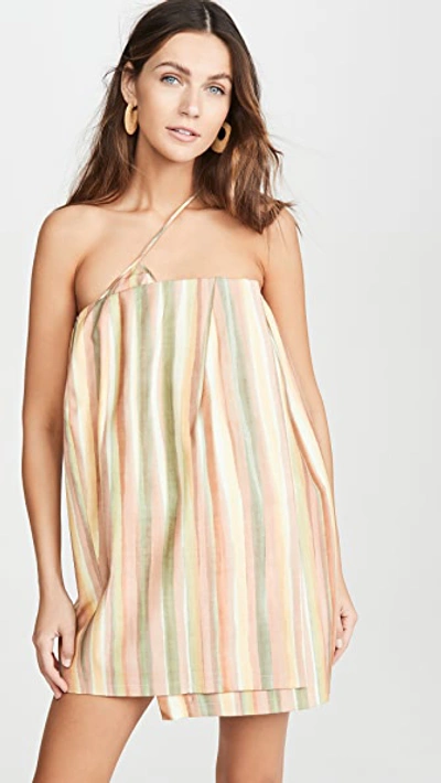 Shop Jacquemus The Sun Dress In Print Striped