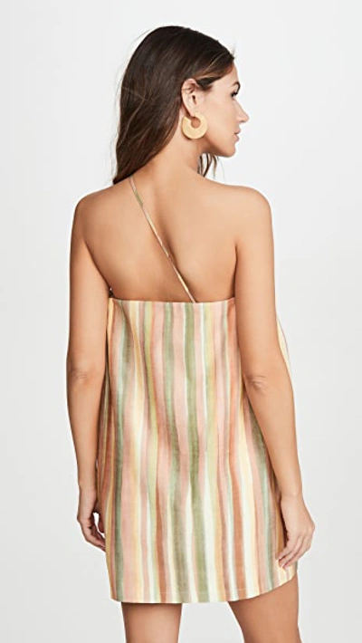 Shop Jacquemus The Sun Dress In Print Striped