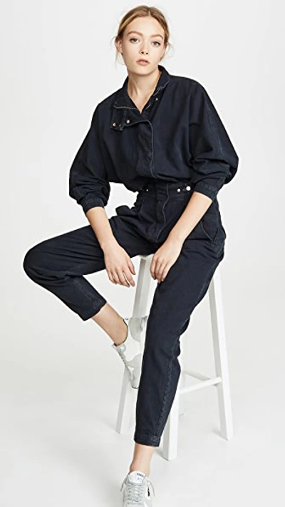 Ina High Collar Zip Jumpsuit