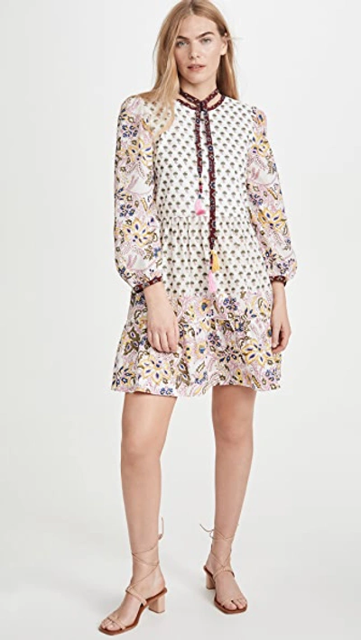 Shop Alix Of Bohemia Annabel Patchwork Dress In Pink/multi