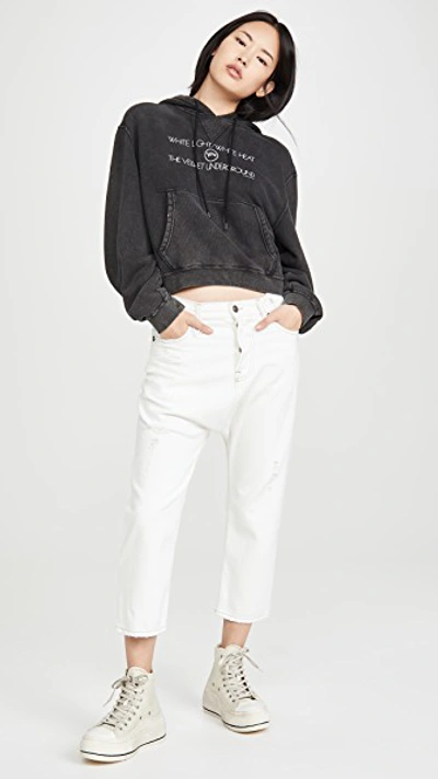 Shop R13 Tailored Drop Jeans In Nora White