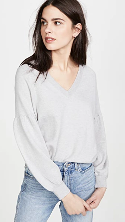 Shop 360 Sweater Mabel Sweater In Heather Grey