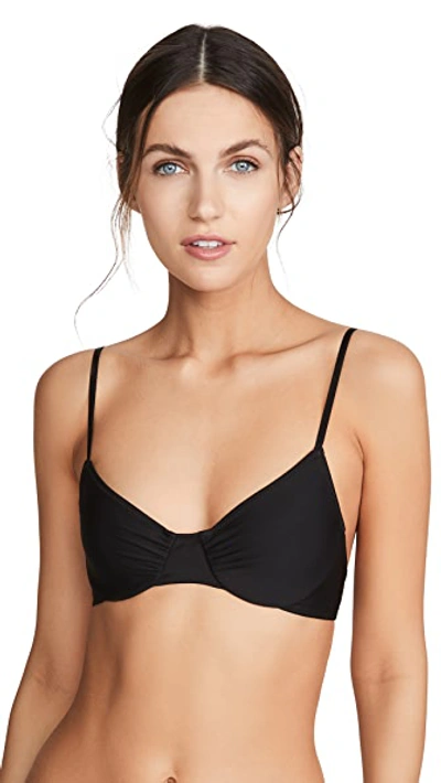 Only Hearts Second Skins Underwire Bra In Black