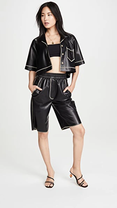 Yolie Faux Leather Shorts