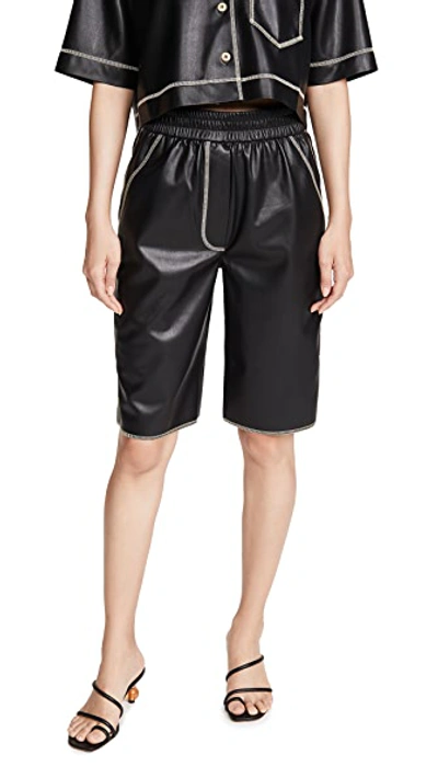 Yolie Faux Leather Shorts